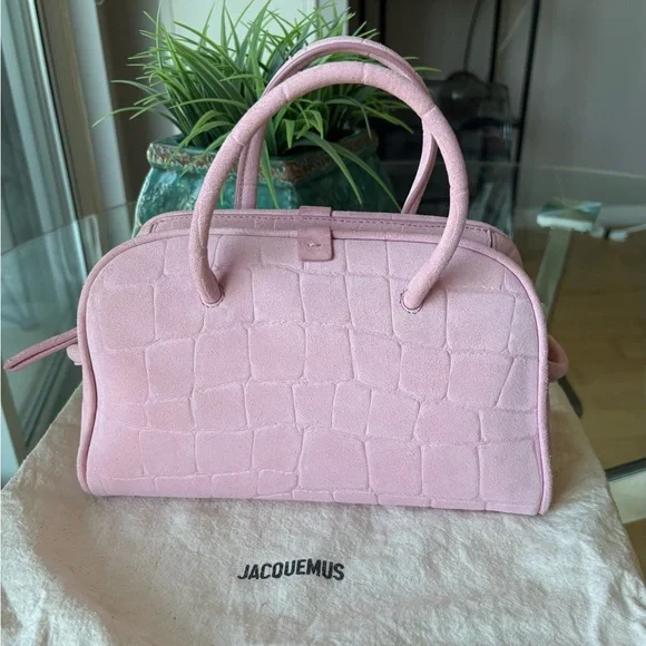 Jacquemus Turismo Small - Pink Suede - Picture 2 of 14